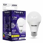 Лампа светодиодная Tokov Electric TKE-A60-E27-12-4K 12 Вт А60 4000К Е27