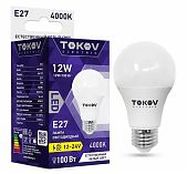 Лампа светодиодная Tokov Electric TKE-A60-E27-12-4K 12 Вт А60 4000К Е27