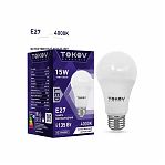 Лампа светодиодная Tokov Electric TKE-A60-E27-15-4K 15Вт А60 4000К Е27