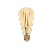 Лампа светодиодная General GLDEN-ST64S-10-230-E27-2700 филамент, золотая