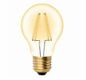 Лампа светодиодная Vintage Uniel LED-A60-6W/GOLDEN/E27 GLV21GO, золотистая