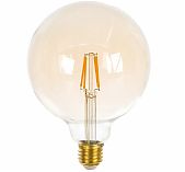 Лампа светодиодная Vintage Uniel LED-G125-8W/GOLDEN/E27 GLV21GO, золотистая