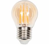 Лампа светодиодная Vintage Uniel LED-G45-5W/GOLDEN/E14 GLV21GO, золотистая