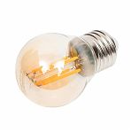 Лампа светодиодная Vintage Uniel LED-G45-5W/GOLDEN/E27 GLV21GO, золотистая
