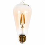 Лампа светодиодная Vintage Uniel LED-ST64-5W/GOLDEN/E27 GLV22GO, золотистая