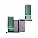Бра Svetresurs G4 12v 2х20w 108-181-02 зеленый диод