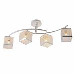 Люстра Reluce 01587-0.3-04 WH+CR накладная для гостиной, детской, кухни, спальни