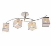 Люстра Reluce 01587-0.3-04 WH+CR накладная для гостиной, детской, кухни, спальни