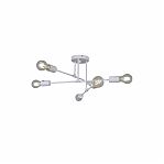 Люстра потолочная Reluce 01648-0.3-06 WH, 60 Вт, Е27, белый, 36 кв.м.
