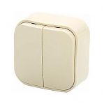ОУ Выключатель Legrand 2-кл. крем 782232