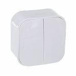 Выключатель Legrand ОУ 2-кл. белый 782202
