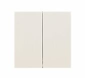 Выключатель двойной Lezard Zima 704-9088-101QC встраиваемый, слоновая кость