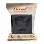 Выключатель с подсветкой Lezard Leto 752-4200-111, накладной, чёрный бархат
