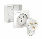 Силовой комплект Schneider Electric BLANCA 32А 250В белый BLNSK003231