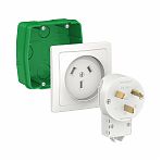Силовой комплект Schneider Electric BLANCA 32А 250В белый BLNSK013231