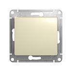 Выключатель 1 клавиша сх.1 10AX бежевый Glossa GSL000211