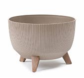 Кашпо Roma Eco coffee Jumper на ножках, d-29 см, h-23 см, 9.3 л кофе latte