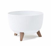 Кашпо Roma Eco Jumper 072405-951 на ножках, с поддоном, до 5 кг, белый 23х29 см, 9.3 л