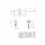 Цилиндровый механизм APECS SM-100(30S/70)-S/65-NI