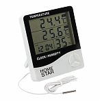 Термометр-гигрометр цифровой HomeStar HS-0109, выносной датчик