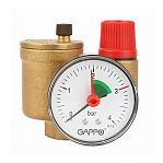 Группа безопасности котла Gappo G1453 компактная, 1"*3 бара