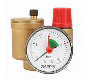Группа безопасности котла Gappo G1453 компактная, 1"*3 бара