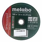 Круг отрезной METABO сталь, нержавеющая сталь 180х1.6х22.2 мм 617166000