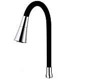 Излив для смесителя Frap W14 гибкий, 55 см, чёрный