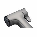 Лейка для душа Gappo G39-9 гигиеническая, квадрат, матовая, оружейная сталь