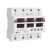 Трехфазное реле напряжения и тока EKF MRVA-3 63A