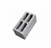 Керамзитобетонные стеновые блоки 20x20x40 см, 120 шт, для строительства домов и бань