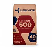 Цемент Цементум Портландцемент EXTRACEM 500, 40 кг