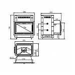 Печь банная  TMF Витрувия II Inox, 18 кВт, d115 мм, до 18 куб.м
