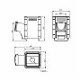 Печь для бани TMF Оса Carbon ДА КТК антрацит НВ, d115 мм, 6-9 м3