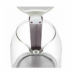 Чайник электрический WILLMARK WEK-1704G 1.7л, 2.2кВт, стекло, белый-фиолетовый
