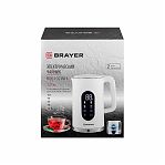 Чайник электрический Brayer BR6107WH 1.7 л, 2.2 кВт, белый