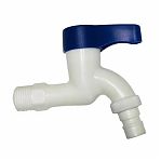 Кран водоразборный РМС со штуцером пластик 1/2 PL3KR-1/2