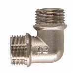 Уголок 1/2"НР с ограничителем