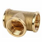 Тройник 1/2"ВРх 1/2"ВРх 1/2"НР, латунь