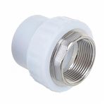 Муфта комбинированная 40х1.1/2" ВР белая