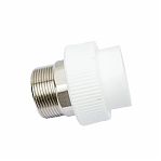 Муфта комбинированная 40х1.1/2" НР белая