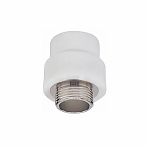 Муфта комбинированная Frap 25х1" НР белая F112.2506 PPR 