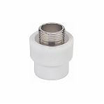 Муфта комбинированная Frap 25х1" НР белая F112.2506 PPR 