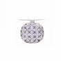Светильник настольный Leek LE TL JULIE 02 WHITE GREY с абажуром, Е14, белый с серым