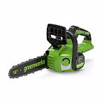 Пила цепная аккумуляторная Greenworks GD24CS30K4 24 В 1акк 4.0 Ah+з.у.