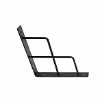 Кронштейн Домарт Window для полок, сталь, чёрный, 150х150 мм