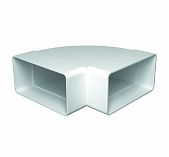 Колено горизонтальное 90гр. 60х204мм ERA, пластик
