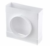 Тройник ERA круглый на квадратный 90гр d125 620ТФ12,5П
