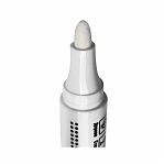 Маркер перманентный Lekon Extra White 1.5 мм, пластик, белый