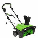 Снегоуборщик электрический Greenworks SN2300, одноступенчатый, шнек пластик, 2300 Вт